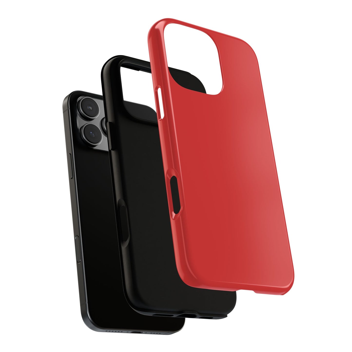 True Red Tough Cell Phone Case Matte or Glossy Protective Case iPhone Samsung