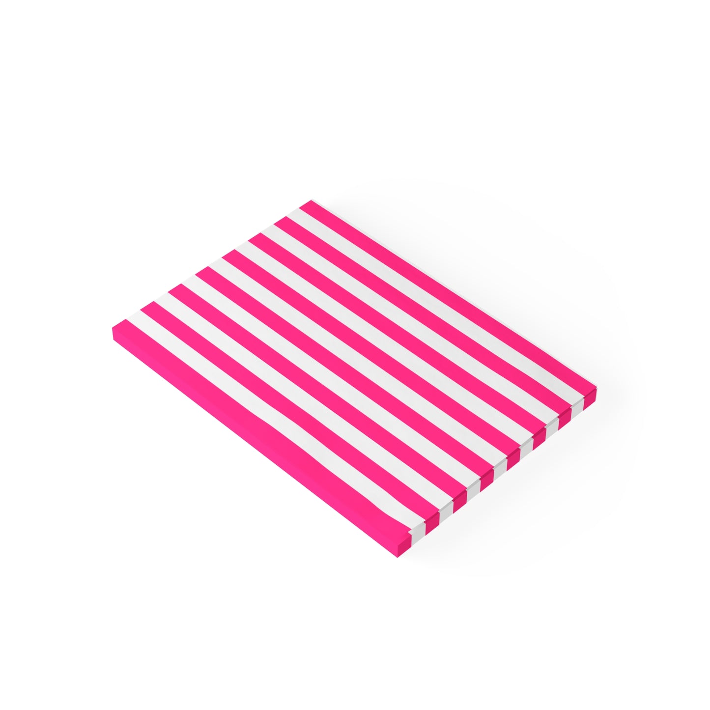 Pink Stripe Sticky Notes (7 Sizes)