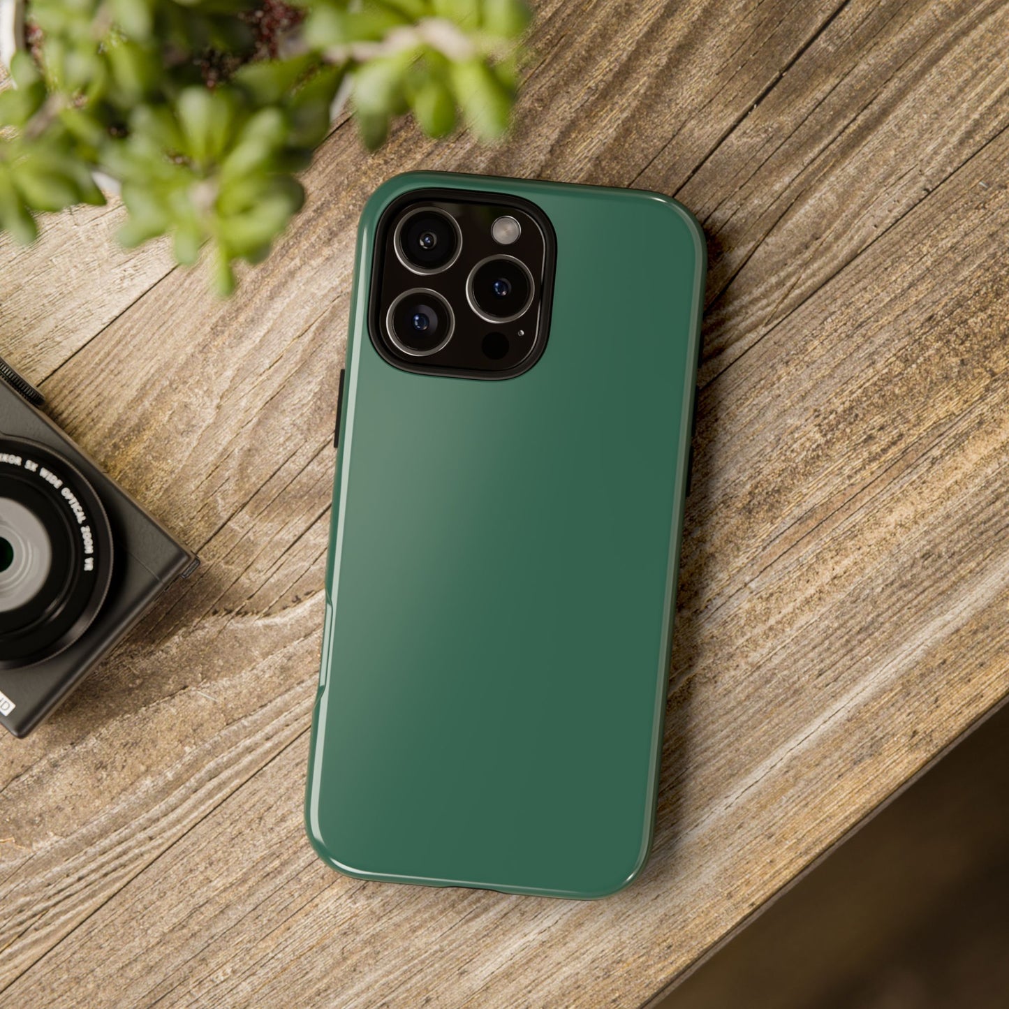 Leaf Green Tough Cell Phone Case Matte or Glossy Protective Case iPhone Samsung