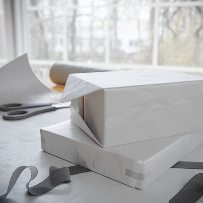 Grayscale Wrapping Paper Matte or Glossy Gift Wrap 3 Sizes Fine Art Paper