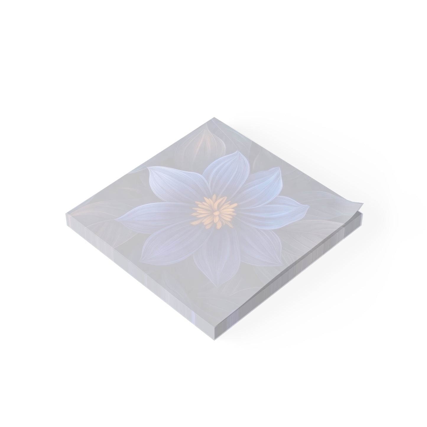 Blue Floral Heaven Sticky Notes Blue Floral Post It Notes (7 Sizes)