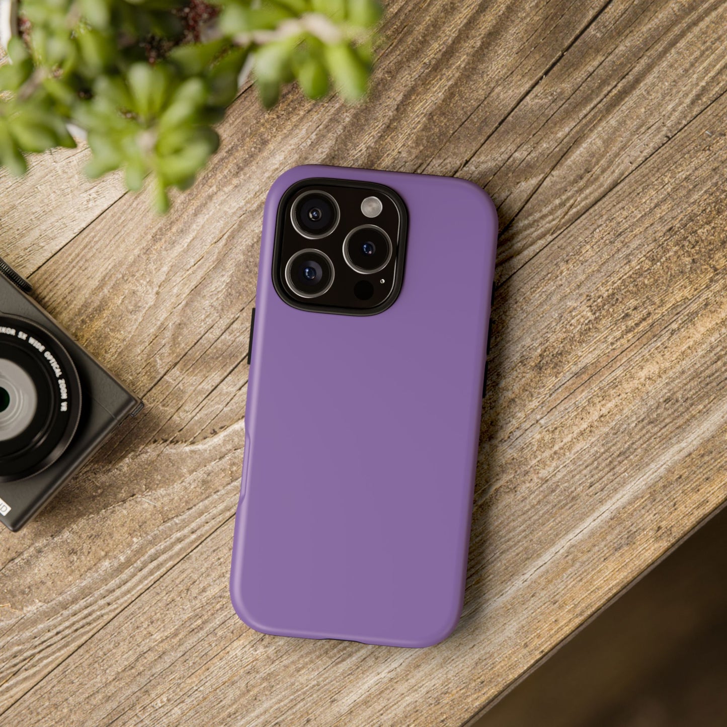 Purple Tough Cell Phone Case Matte or Glossy Protective Case iPhone Samsung
