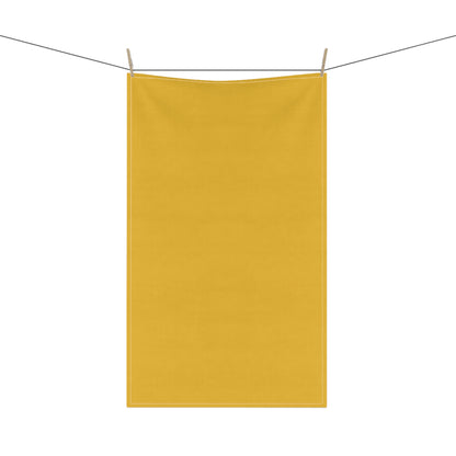 Honey Yellow Cotton Twill Tea Towel 18 x 30