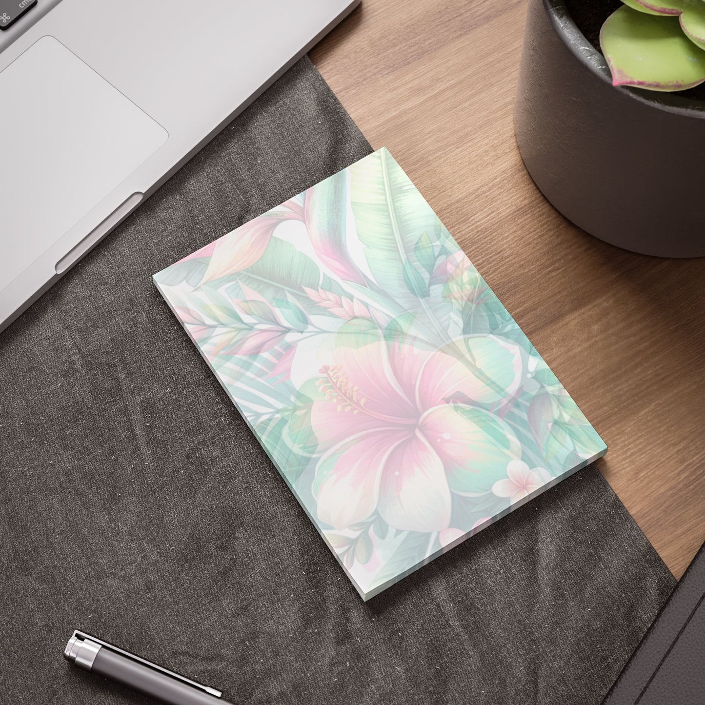 Paradise in Full Bloom Sticky Notes Tropical Floral Post It Notes (7 Sizes)