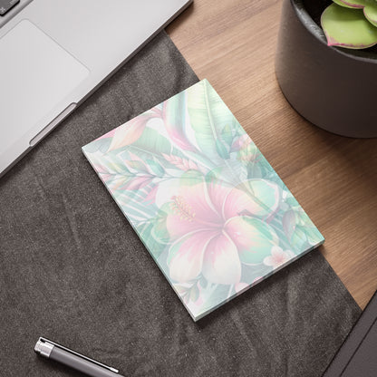 Paradise in Full Bloom Sticky Notes Tropical Floral Post It Notes (7 Sizes)
