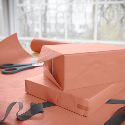 Terracotta Wrapping Paper Matte or Glossy Gift Wrap 3 Sizes Fine Art Paper