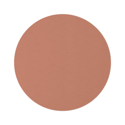 Terracotta Round Rug 60 Inch Floor Rug Minimal Home Decor Living Room Rug