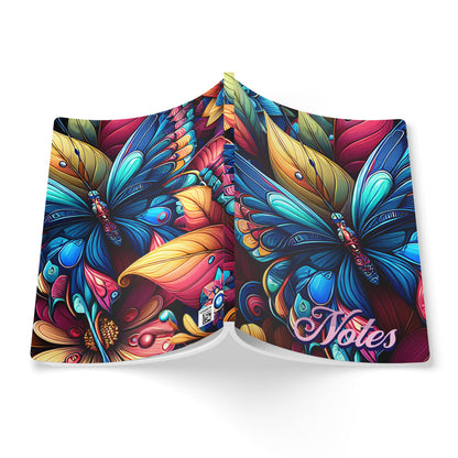 Butterfly Floral - Metamorphosis Design, A5 Lined Journal
