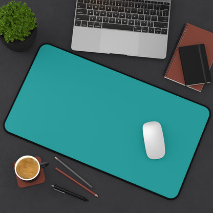 Deep Aqua Desk Mat Color Coordinated Collection (12x18, 12x22, 16x32)