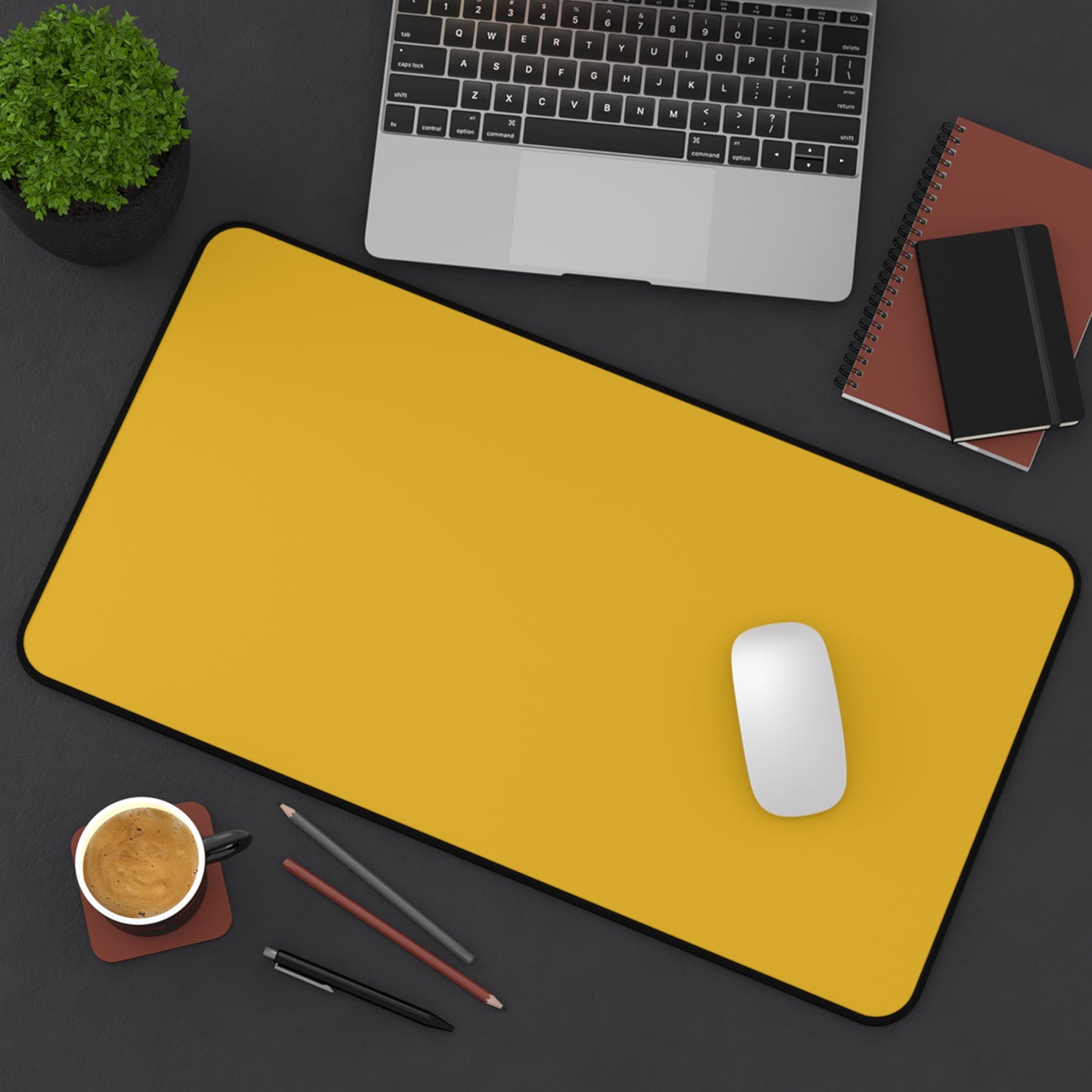 Honey Yellow Desk Mat Color Coordinated Collection (12x18, 12x22, 16x32)