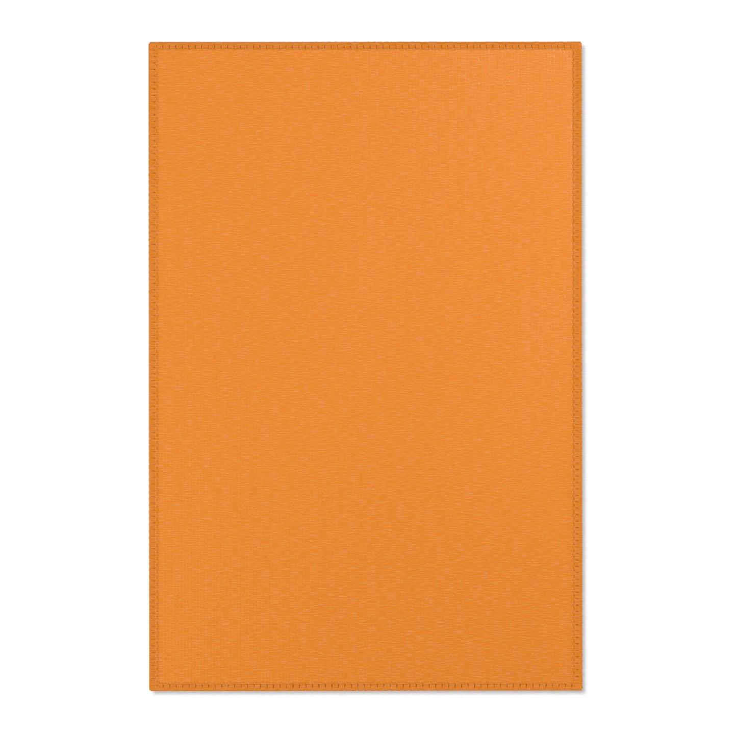 Tangerine Rug 24 x 36 Solid Color Accent Rug Modern Home Decor