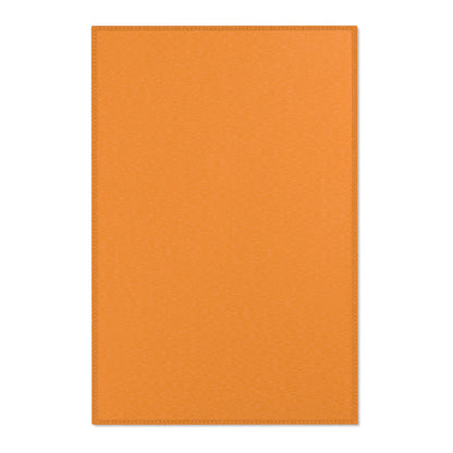 Tangerine Rug 24 x 36 Solid Color Accent Rug Modern Home Decor