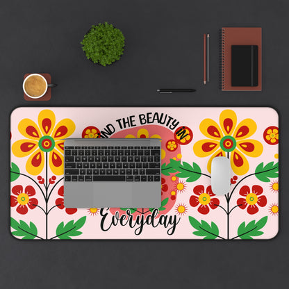 Find The Beauty Everyday Desk Mat Extended Mouse Pad (12x18, 12x22, 16x32)