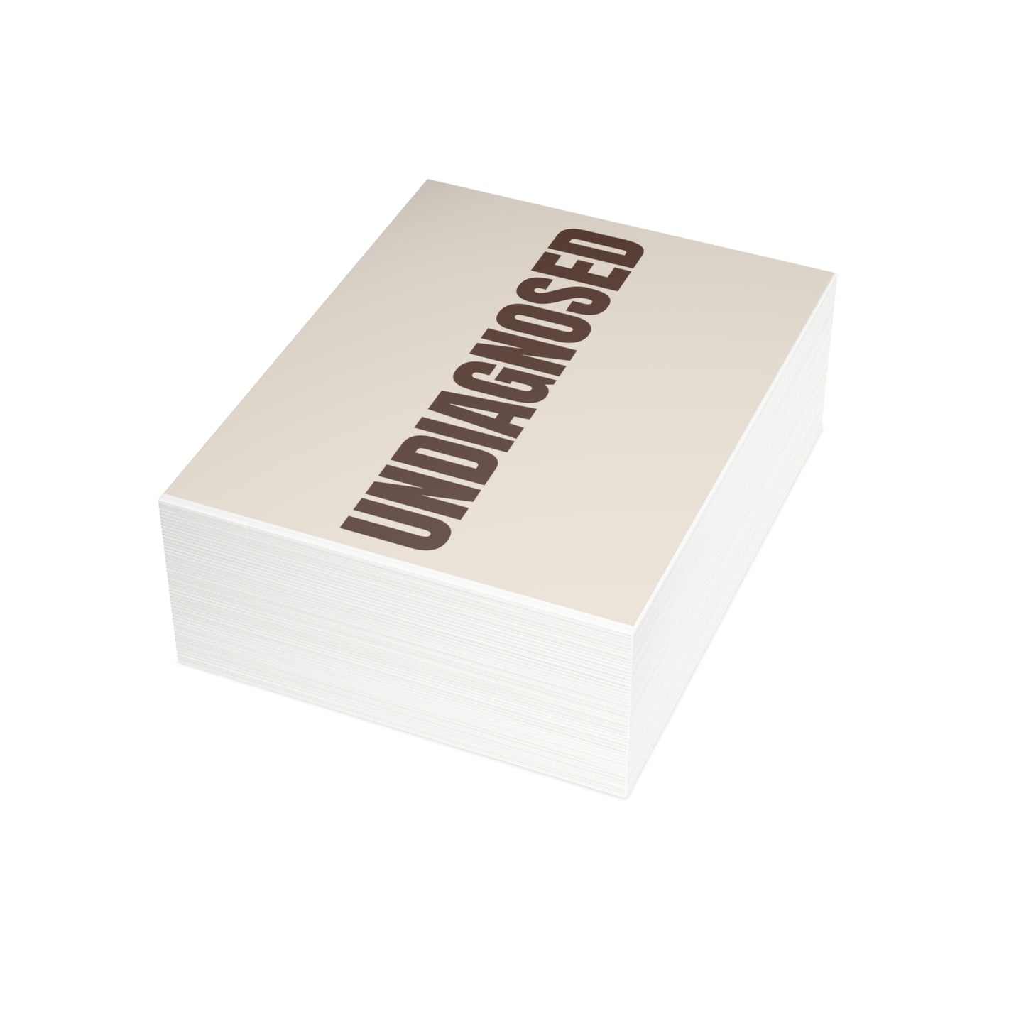 Latte Cream Postcard Set Pack of 10, 30 or 50 w/ Envelopes | Coordinated Collection