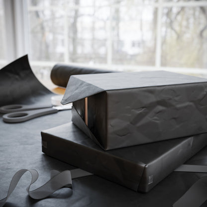 Black Wrapping Paper Matte or Glossy Gift Wrap 3 Sizes Fine Art Paper