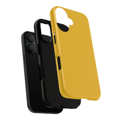 Honey Yellow Tough Cell Phone Case Matte or Glossy Protective Case iPhone Samsung