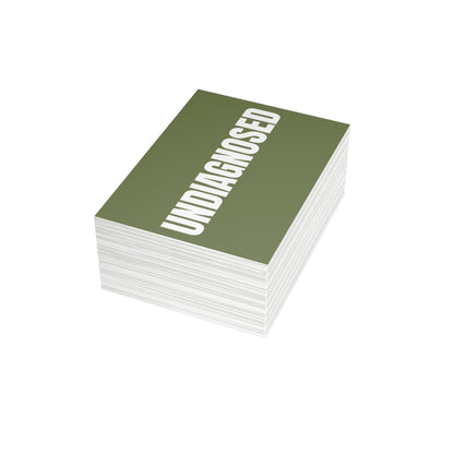 Olive Postcard Set Pack of 10, 30 or 50 w/ Envelopes | Coordinated Collection