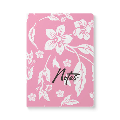 Light Pink Floral A5 Lined Journal Coordinated Collection