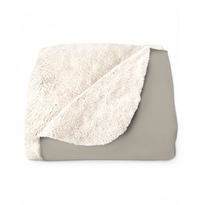 Warm Stone Sherpa Fleece Blanket Cozy Plush Throw 3 Sizes Soft Warm Blanket