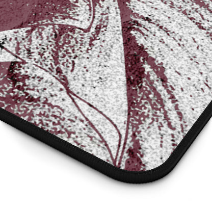 Monstera Leaf Mauve Desk Pad