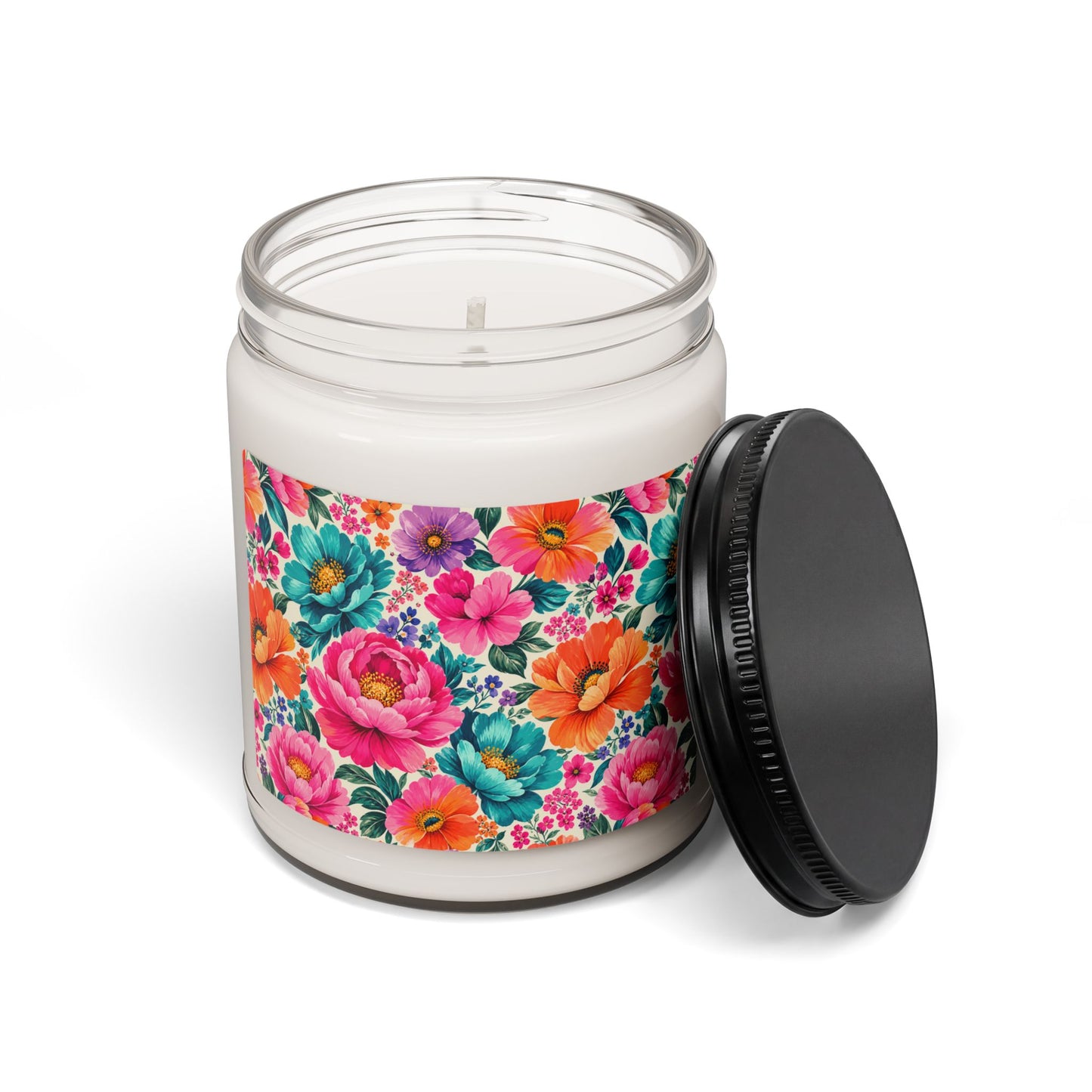 Dreamy Floral 9oz Soy Candle Floral Decor Candle