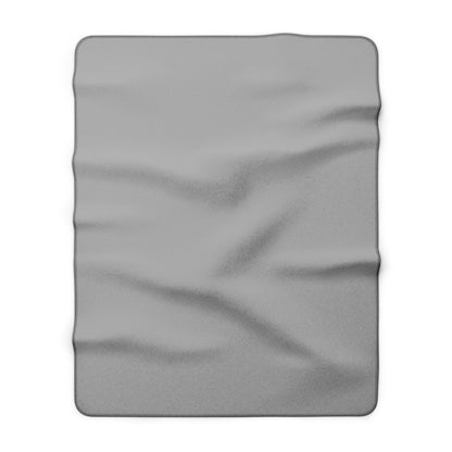 Grayscale Sherpa Fleece Blanket Cozy Plush Throw 3 Sizes Soft Warm Blanket