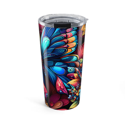 Butterfly Floral - Metamorphosis Design 20 oz Tumbler