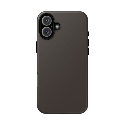 Muted Charcoal Tough Cell Phone Case Matte or Glossy Protective Case iPhone Samsung