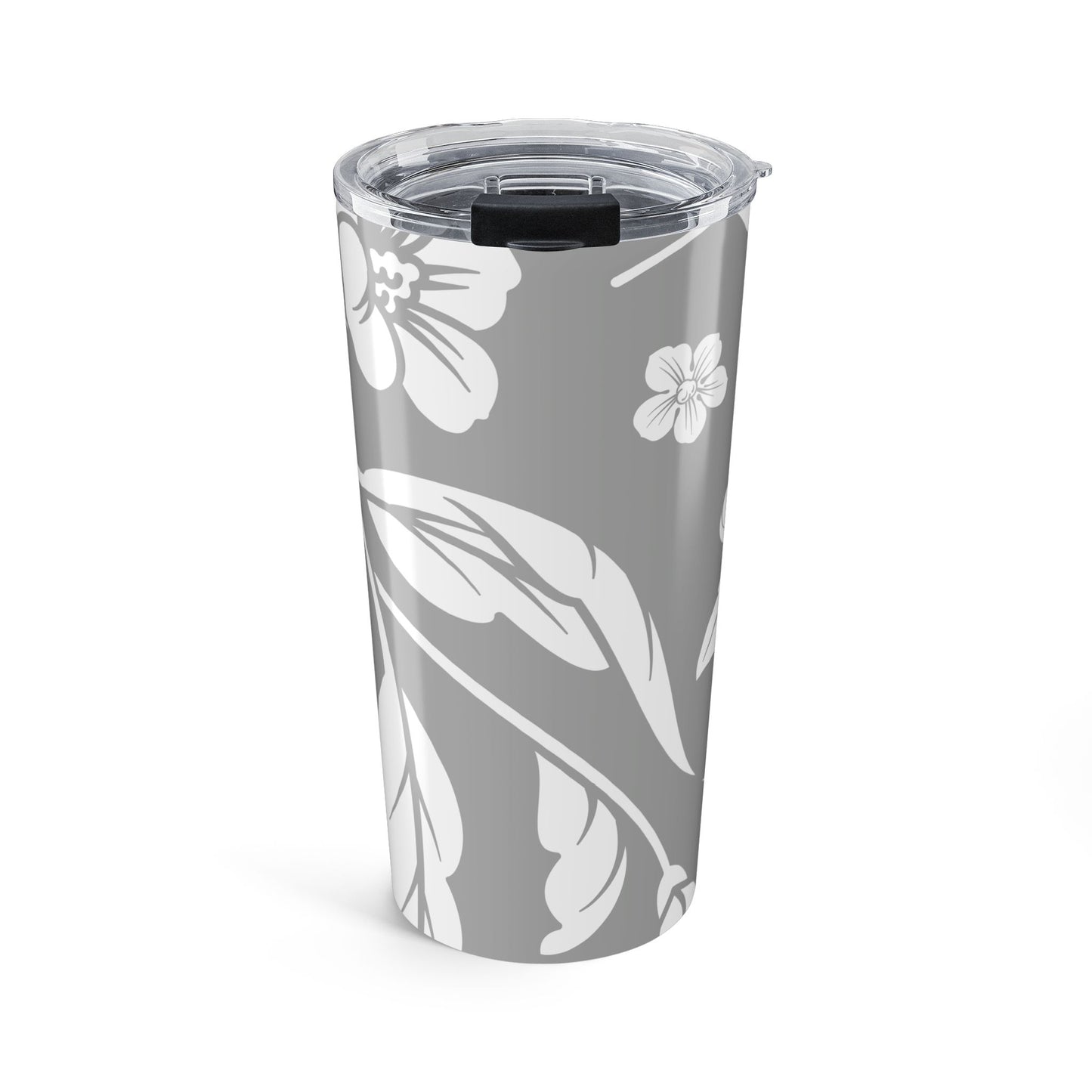 Grayscale Floral 20oz Stainless Steel Tumbler | Coordinated Collection