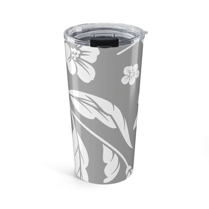 Grayscale Floral 20oz Stainless Steel Tumbler | Coordinated Collection