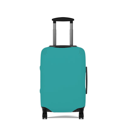 Deep Aqua Luggage Cover Travel Suitcase Cover Protective Stretch Cover