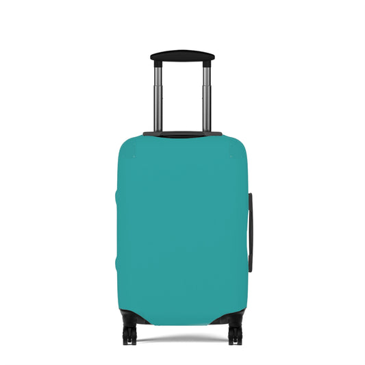 Deep Aqua Luggage Cover Travel Suitcase Cover Protective Stretch Cover