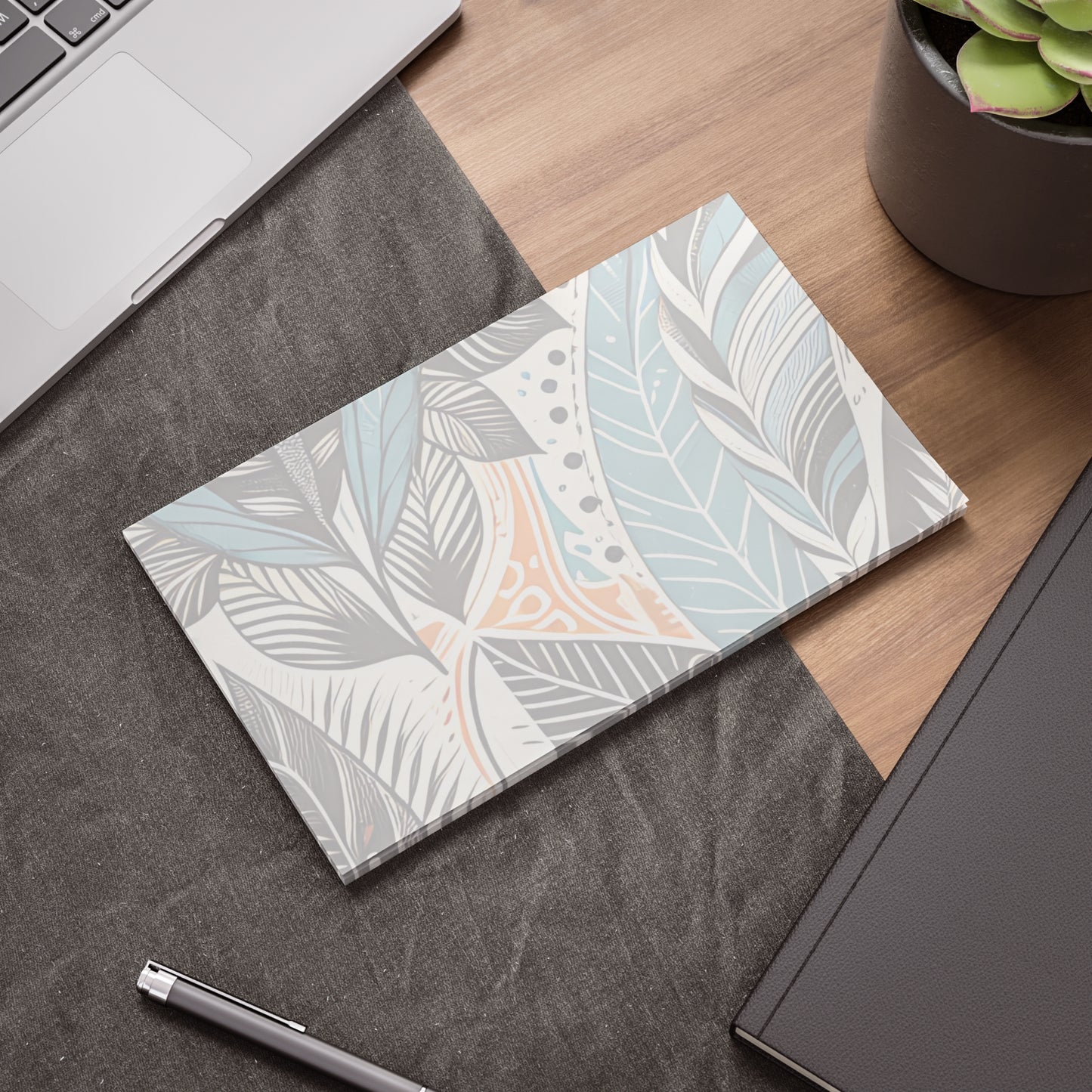 Botanical Leaves Sticky Notes Botanical Leaf Post It Notes (7 Sizes)