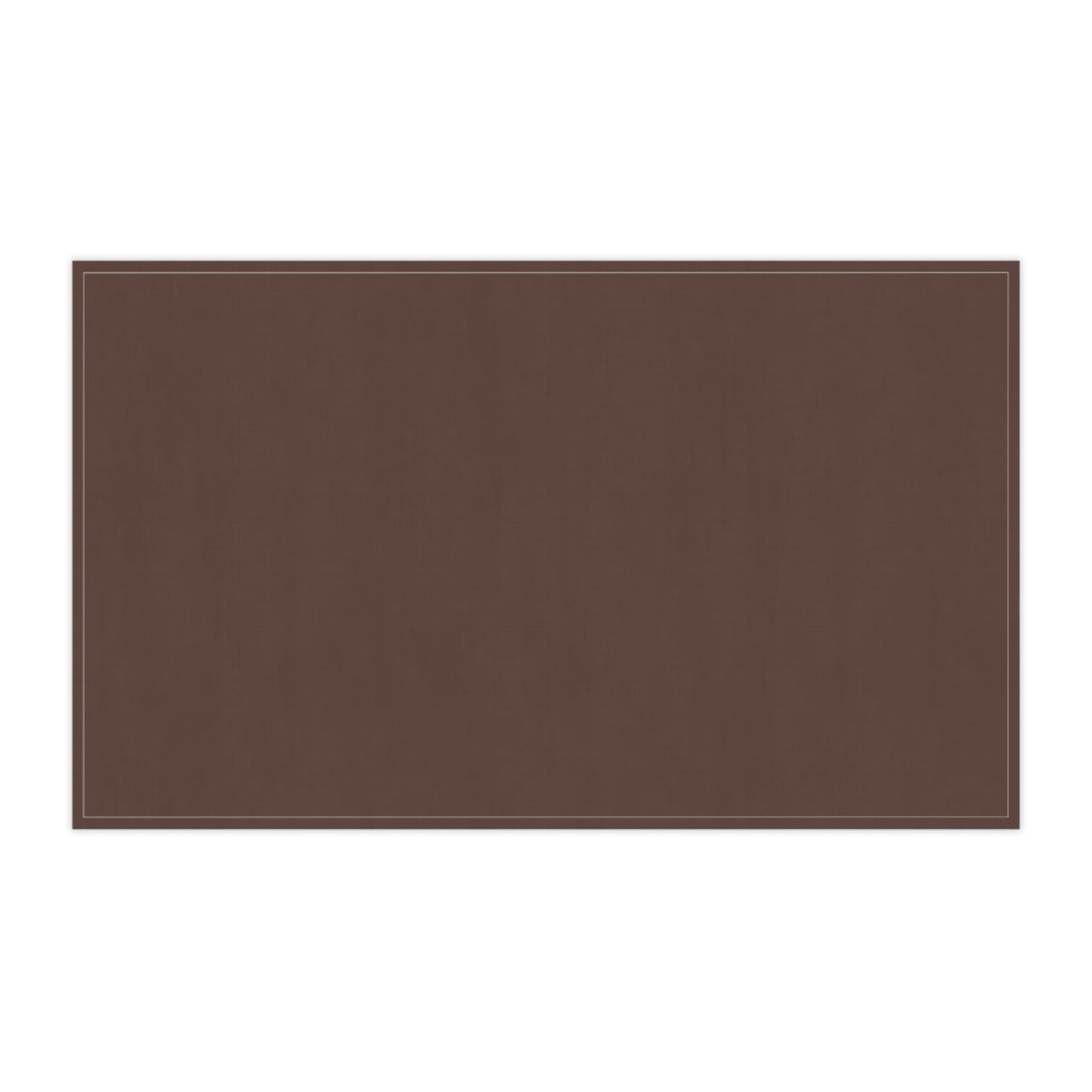 Chocolate Brown Cotton Twill Tea Towel 18 x 30