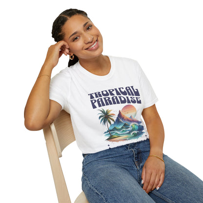 Tropical Paradise Gildan 64000 T Shirt