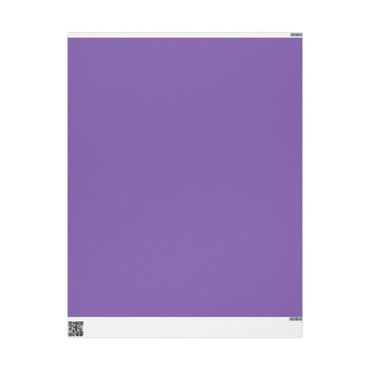 Purple Wrapping Paper Matte or Glossy Gift Wrap 3 Sizes Fine Art Paper
