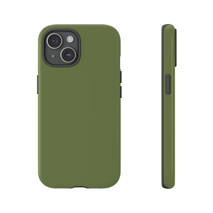 Olive Tough Cell Phone Case Matte or Glossy Protective Case iPhone Samsung