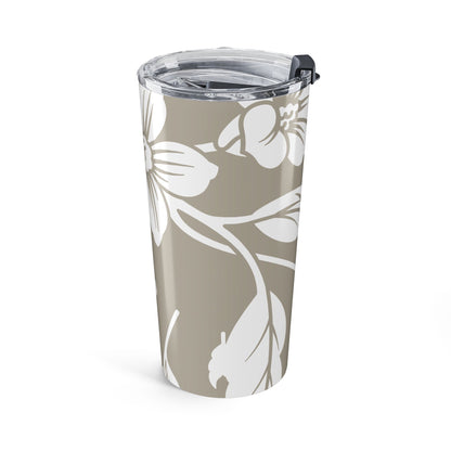 Warm Stone Floral 20oz Stainless Steel Tumbler | Coordinated Collection