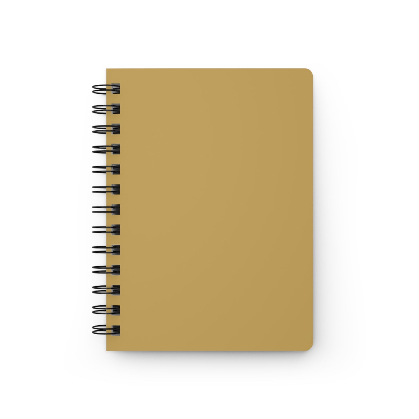 Muted Gold Spiral Lined Notebook 150 Page Journal | Coordinated Collection