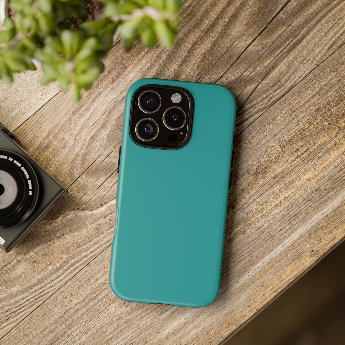 Deep Aqua Tough Cell Phone Case Matte or Glossy Protective Case iPhone Samsung
