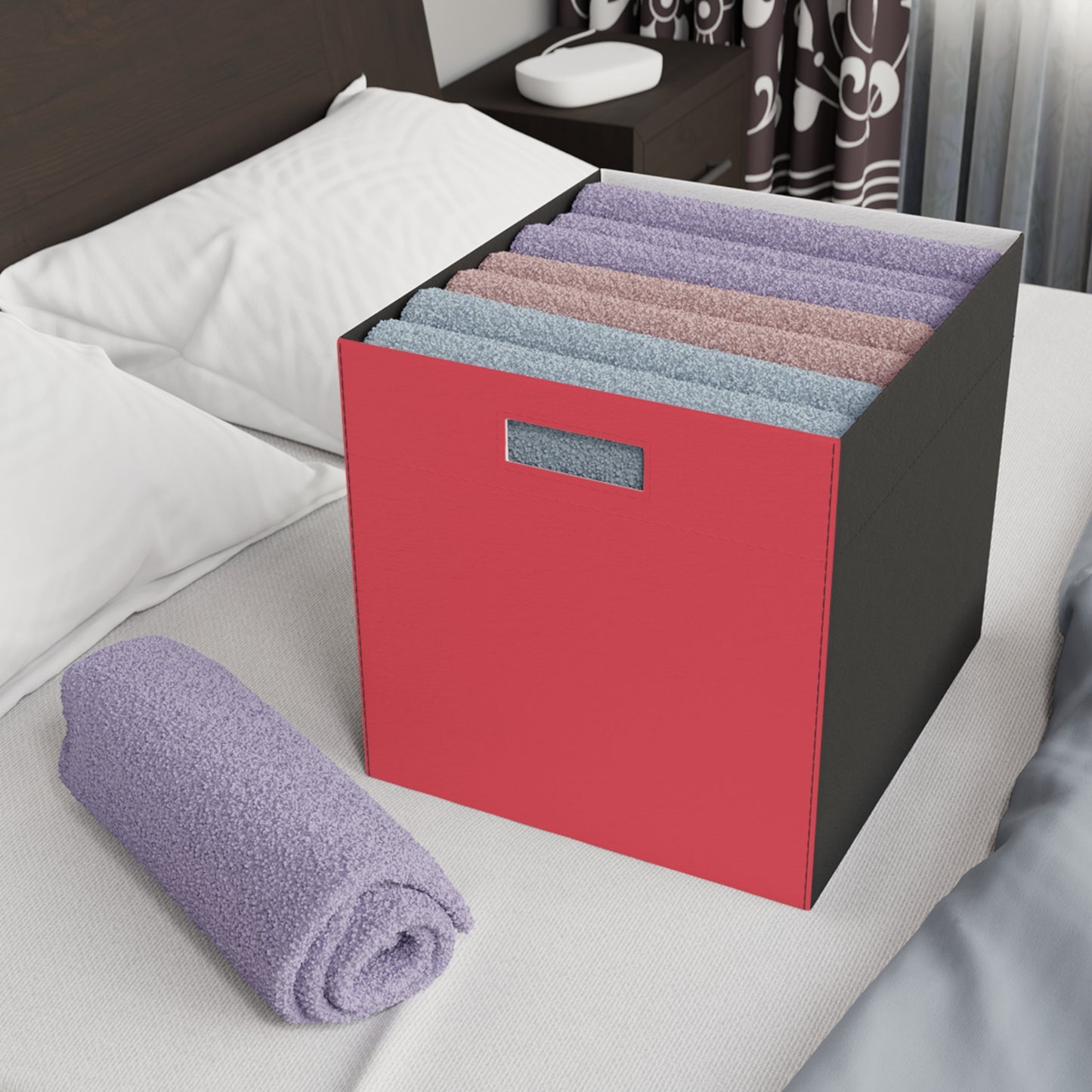First Love Felt Storage Box Foldable Organizer Bin Home Storage Basket