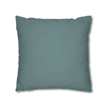 Dusty Blue Canvas Pillow Cover 20x20