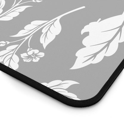 Grayscale Floral Desk Pad (12x18, 12x22 or 16x32)