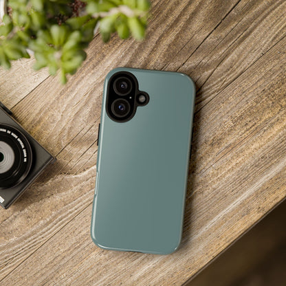Dusty Blue Tough Cell Phone Case, Matte or Glossy Iphone and Samsung