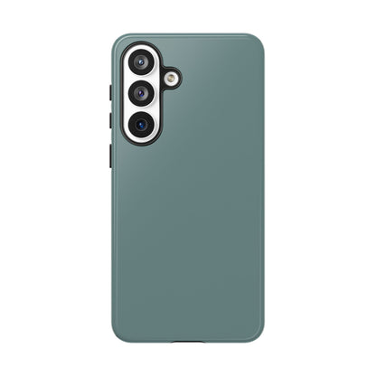 Dusty Blue Tough Cell Phone Case, Matte or Glossy Iphone and Samsung