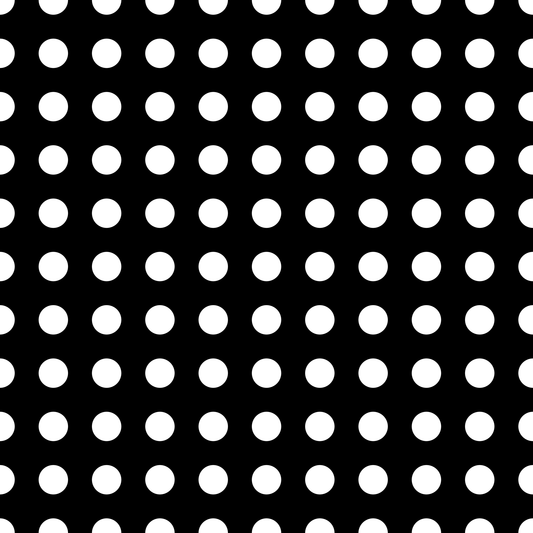 Black and White Polka Dot Seamless Pattern Classic Dot Pattern PNG 8000x8000 Repeat Tile