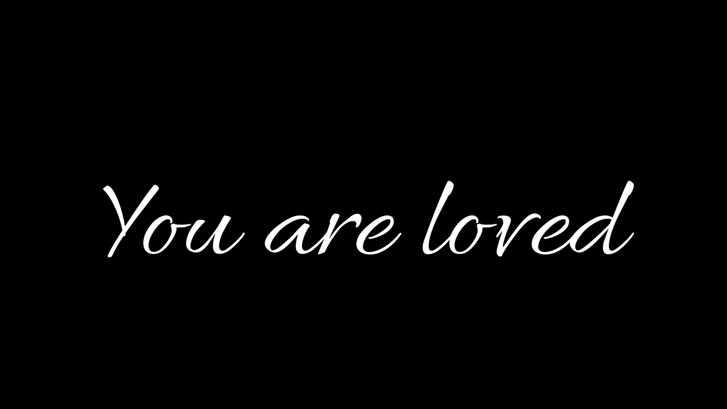 You Are Loved iMac 27 Wallpaper Bundle 30 Colors Desktop Background Aesthetic Digital Download