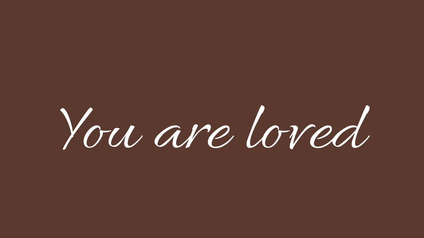 You Are Loved iMac 27 Wallpaper Bundle 30 Colors Desktop Background Aesthetic Digital Download