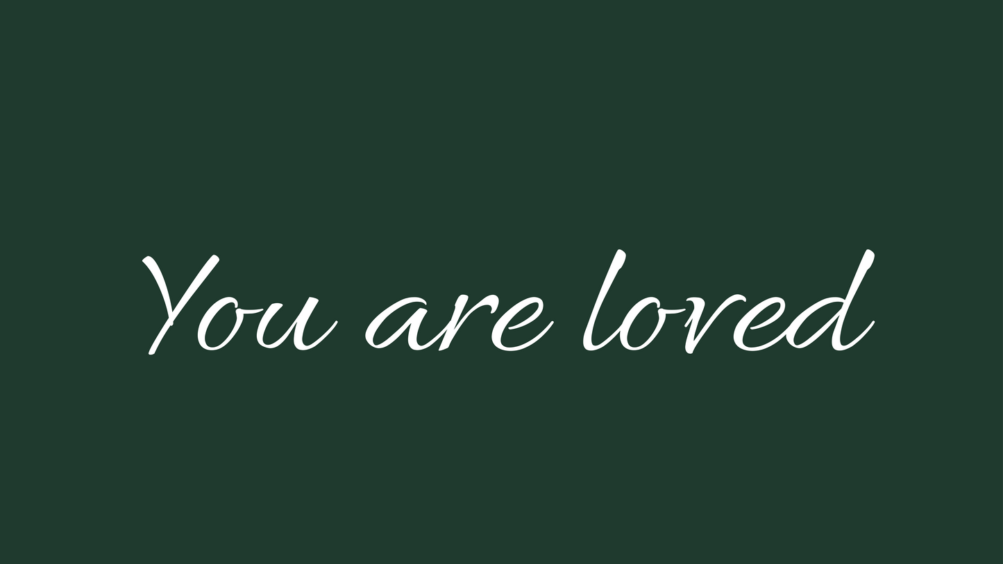 You Are Loved iMac 27 Wallpaper Bundle 30 Colors Desktop Background Aesthetic Digital Download