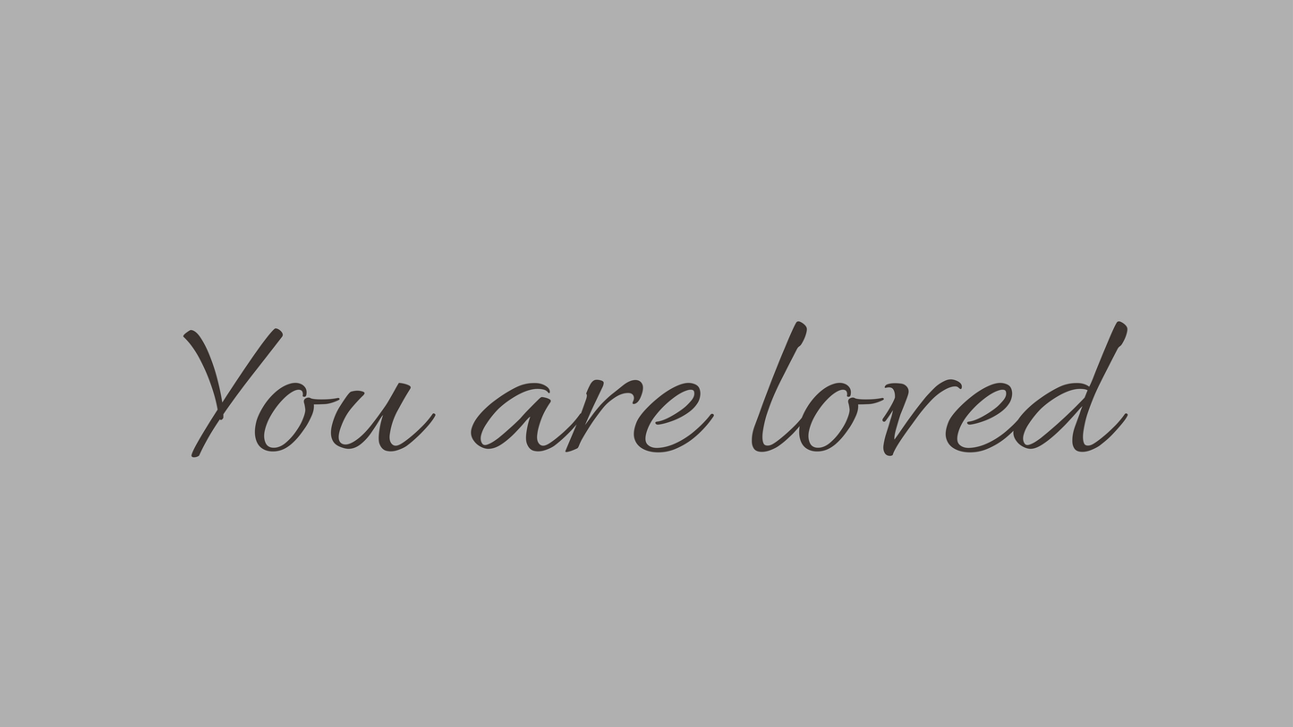 You Are Loved iMac 27 Wallpaper Bundle 30 Colors Desktop Background Aesthetic Digital Download